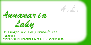 annamaria laky business card